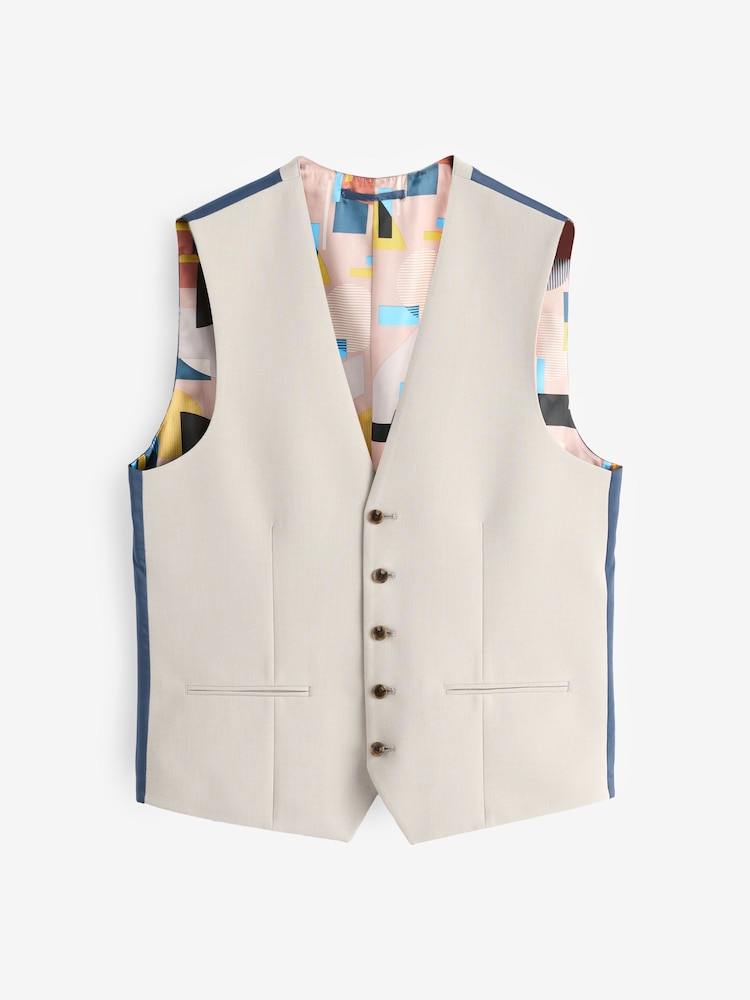 Neutral Regular Fit Motionflex Stretch Waistcoat - Image 5 of 8