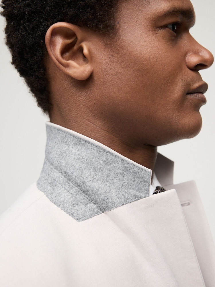 Neutral Skinny Fit Motionflex Stretch Suit Jacket - Image 5 of 10