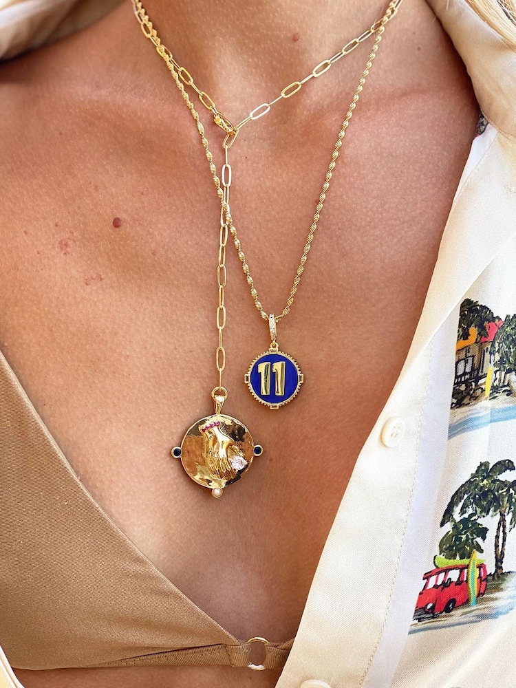 Celeste Starre Gold Tone Manifest Your Dreams Necklace - Image 6 of 6