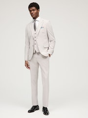 Neutral Skinny Fit Motionflex Stretch Suit Trousers - Image 2 of 9