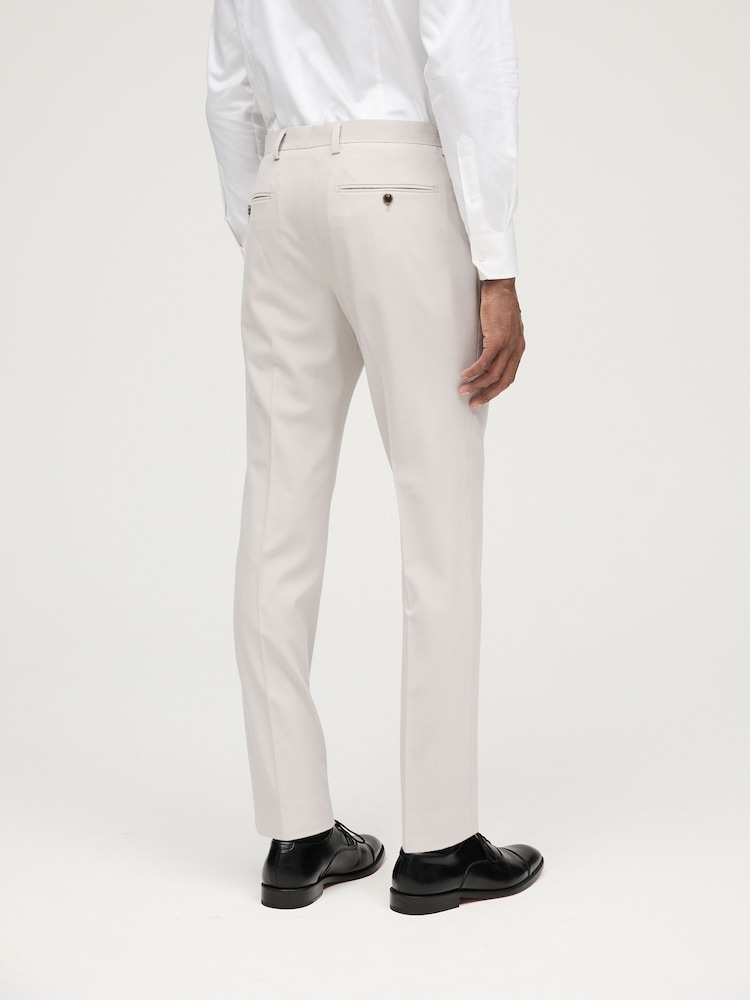 neutre - Coupe fine - Pantalon de costume stretch Motionflex - Image 3 of 9