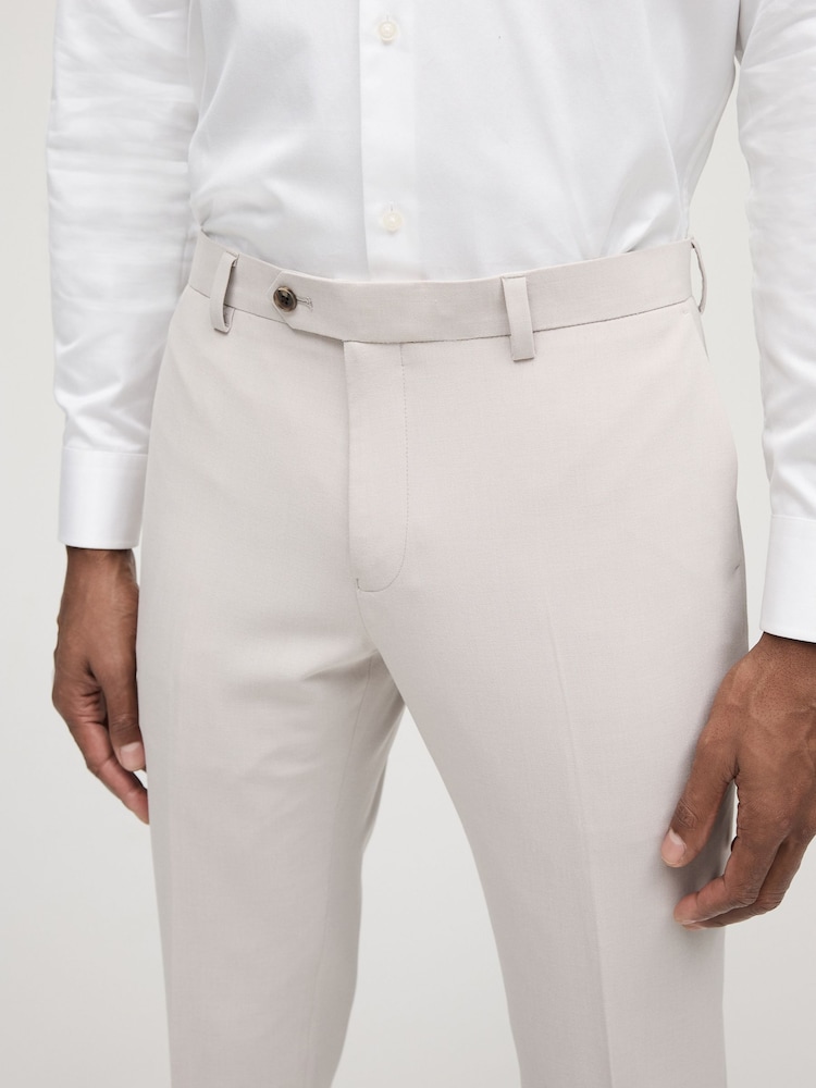 neutre - Coupe fine - Pantalon de costume stretch Motionflex - Image 4 of 9