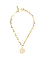 Celeste Starre Gold Tone Wink If You Are Happy Necklace - Image 1 of 4