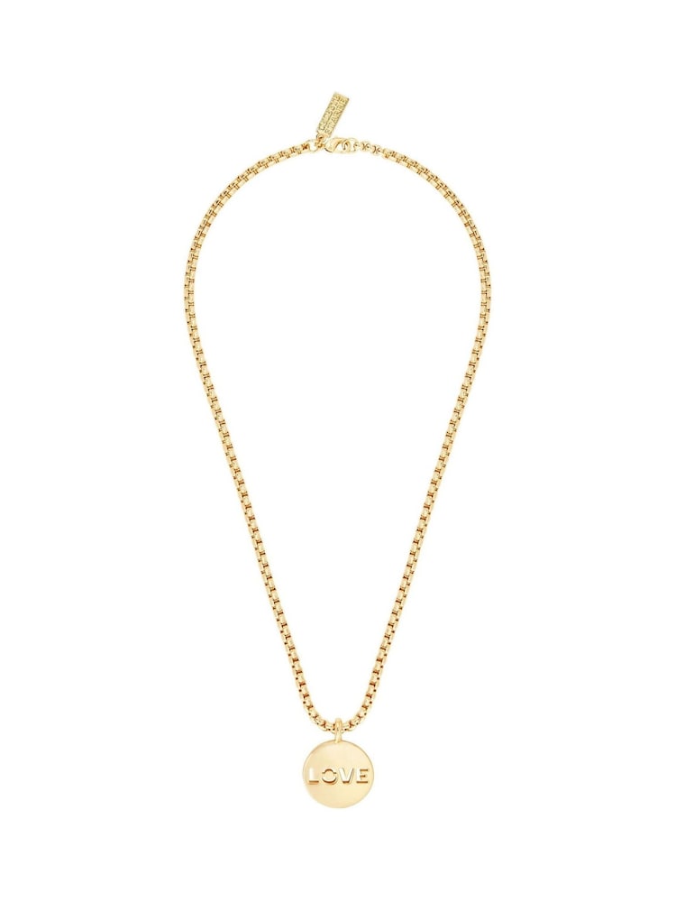 Celeste Starre Gold Tone Love Conquers All Necklace - Image 1 of 3