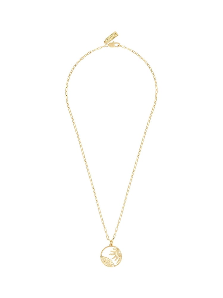 Celeste Starre Gold Tone Lunar Eclipse Necklace - Image 1 of 3