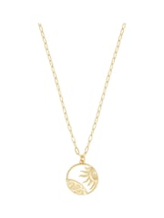 Celeste Starre Gold Tone Lunar Eclipse Necklace - Image 2 of 3