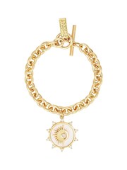 Celeste Starre Gold Tone I Am Healthy Bracelet - Image 1 of 3