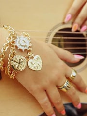 Celeste Starre Gold Tone I Am Healthy Bracelet - Image 3 of 3