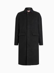 AllSaints Black Somnus Coat - Image 10 of 10