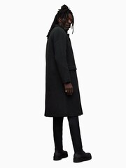 AllSaints Black Somnus Coat - Image 4 of 10