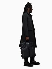 AllSaints Black Somnus Coat - Image 7 of 10