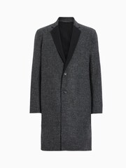 AllSaints Black Monroy Coat - Image 8 of 8