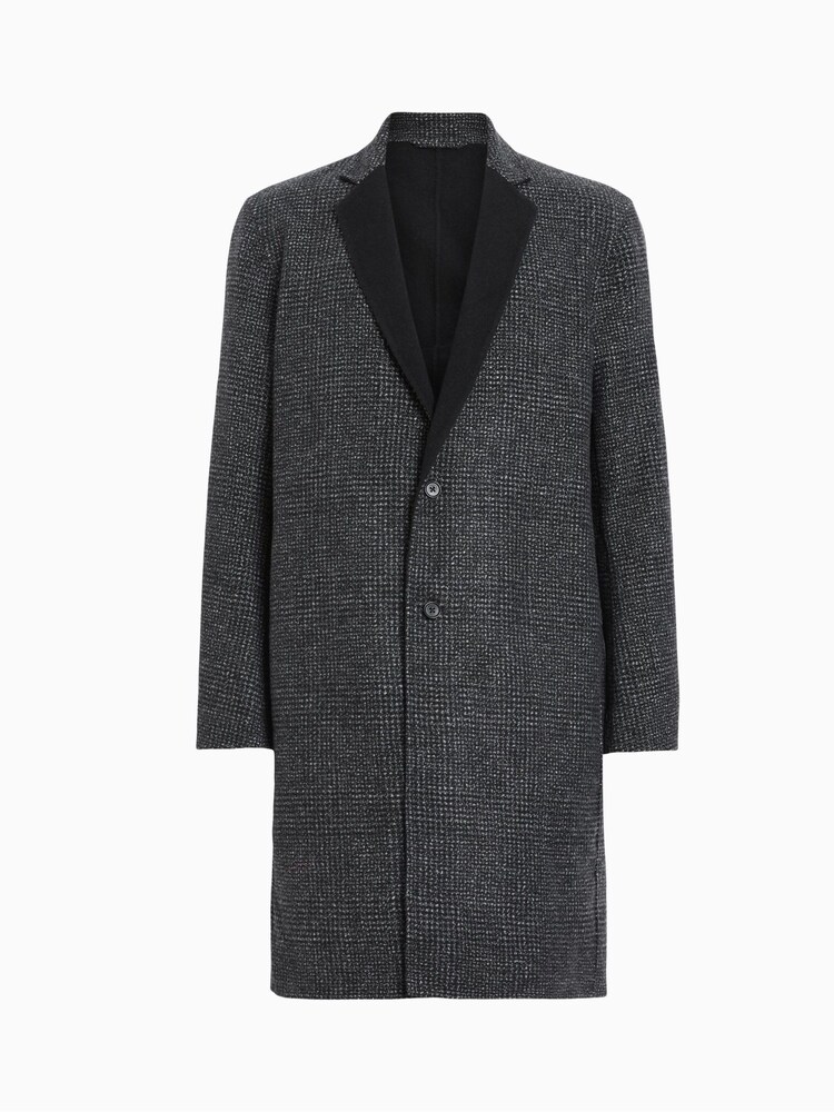 AllSaints Black Monroy Coat - Image 8 of 8