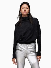 AllSaints Ridley Glitzerpullover - Bild 1 von 7