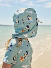 Blue Bluey Swim Legionnaire Hat (3mths-10yrs) - Image 3 of 6