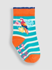 JoJo Maman Bébé Pink Tropical 3-Pack Fruit Socks - Image 2 of 4