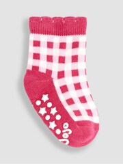 JoJo Maman Bébé Green 3-Pack Ladybird Socks - Image 2 of 4