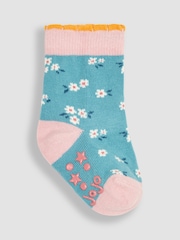 JoJo Maman Bébé Pink 3-Pack Leopard Socks - Image 4 of 4