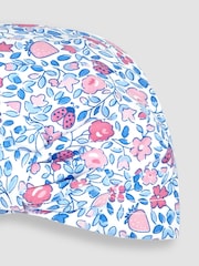 JoJo Maman Bébé Pink Ladybird Floral Print Turban - Image 2 of 3
