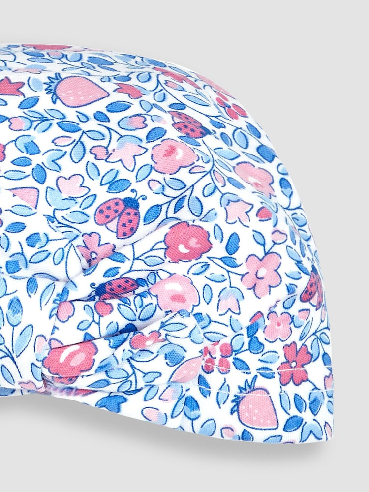 Turban s cvetličnim potiskom JoJo Maman Bébé Ladybird - Slika 2 iz 3 Turban s cvetličnim potiskom JoJo Maman Bébé Ladybird - Slika 2 iz 3