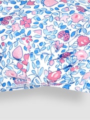 JoJo Maman Bébé Pink Ladybird Floral Print Turban - Image 3 of 3