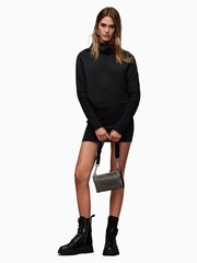 AllSaints Black Ridley Sparkle Dress - Image 3 of 6