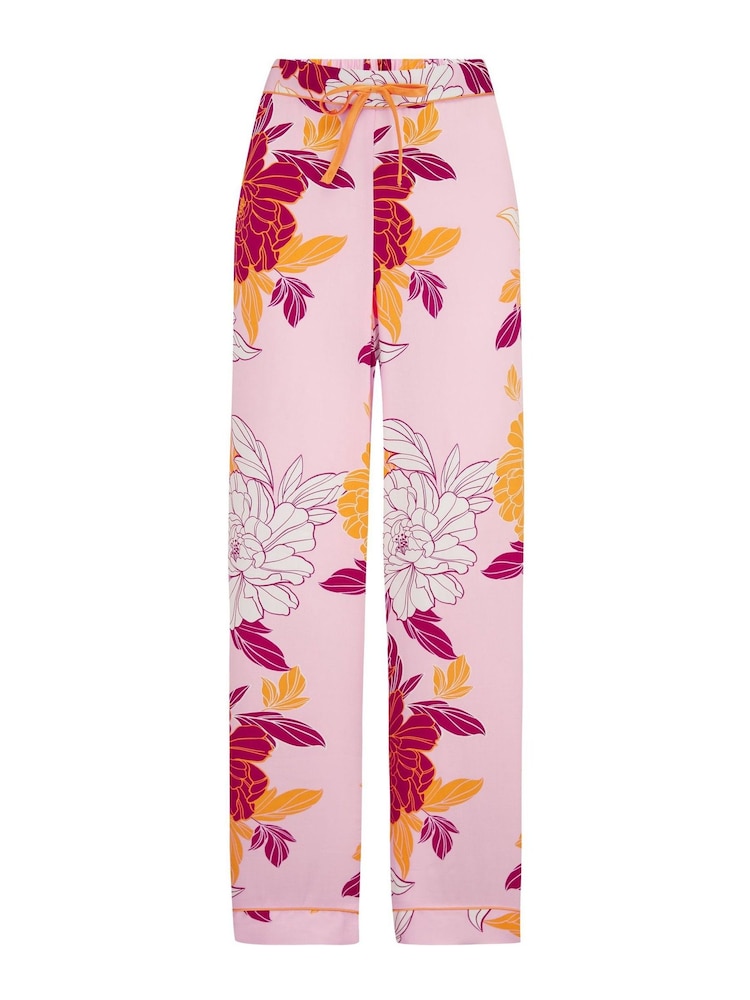 Pour Moi Pink Luxe Woven Pyjamas - Image 5 of 5