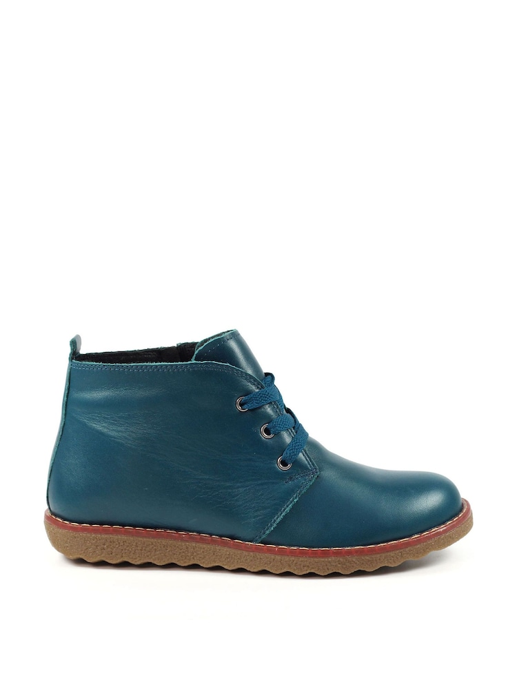 Lunar Blue Claire Petrol Ankle Boots - Image 1 of 9