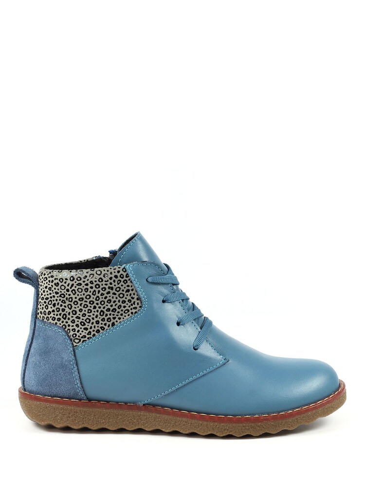 Lunar Mid Blue Malta Leather Boots - Image 1 of 9