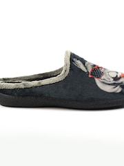 Lazy Dogz Alf Grey Slippers - Image 4 of 5