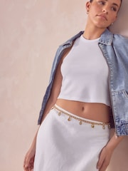 Gold Shell Chain Belt - Image 2 of 4