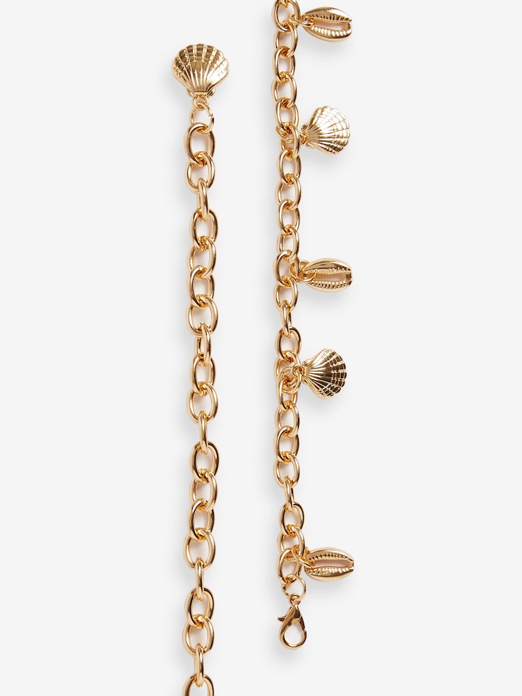 Gold Shell Chain Belt - Image 4 of 4