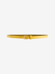 Lime Green Skinny Leather Belt - Image 2 of 3