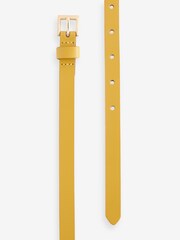 Lime Green Skinny Leather Belt - Image 3 of 3