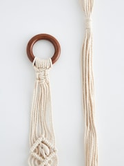 Natural Shell Detail Macrame Regular Belt - Image 7 of 7