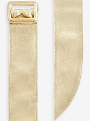 Gold Wide Leather Belt - Image 4 of 4