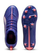 Puma Purple Kids Ultra 5 Match Firm Ground Football Boots - Image 4 of 5