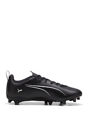 Puma Dark Black Boys ULTRA 5 PLAY FG/AG Football Boots - Image 1 of 4