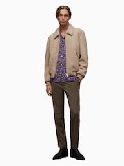AllSaints Natural Charlie Shearling Jacket - Image 4 of 9
