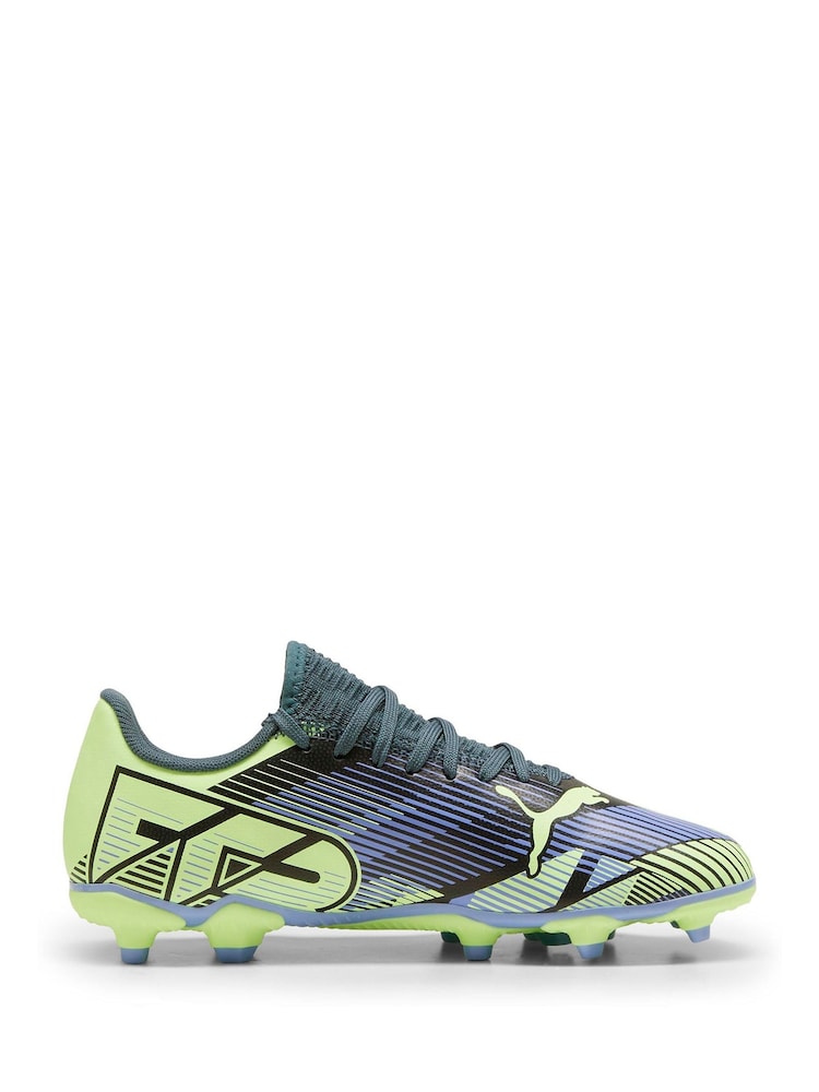 Puma Green/Blue Boys FUTURE 7 PLAY FG/AG Football Boots - Image 1 of 6