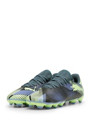 Puma Green/Blue Boys FUTURE 7 PLAY FG/AG Football Boots - Image 3 of 6