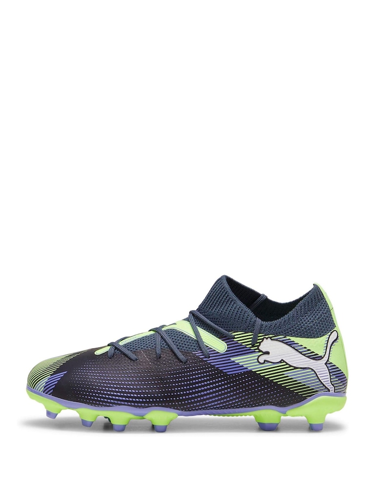 Puma Grey Boys FUTURE 7 MATCH FG/AG Football Boots - Image 2 of 6