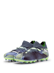 Puma Grey Boys FUTURE 7 MATCH FG/AG Football Boots - Image 3 of 6