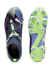 Puma Grey Boys FUTURE 7 MATCH FG/AG Football Boots - Image 4 of 6