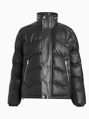 AllSaints Black Altair Puffer Jacket - Image 9 of 9