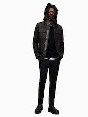 AllSaints Black Forter Jacket - Image 4 of 9