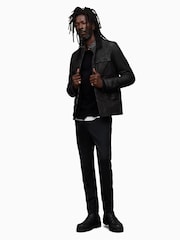 AllSaints Black Forter Jacket - Image 5 of 9