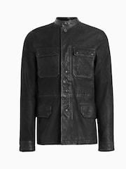 AllSaints Black Forter Jacket - Image 9 of 9