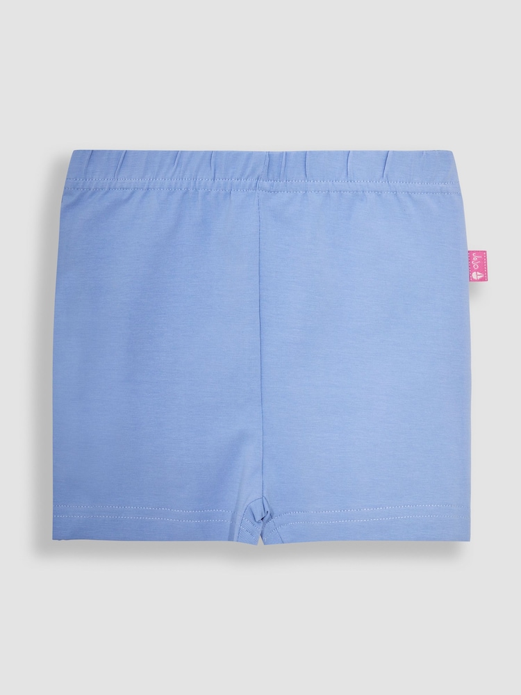 JoJo Maman Bébé Purple Ditsy & Lilac 2-Pack Shorts - Image 2 of 4