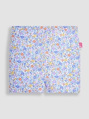 JoJo Maman Bébé Purple Ditsy & Lilac 2-Pack Shorts - Image 3 of 4